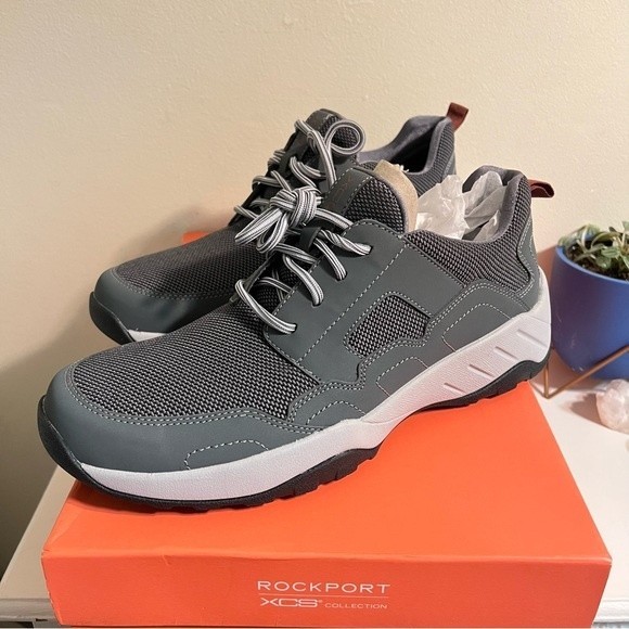 Rockport Other - Rockport mens XCS Riggs Lace Up Sneakers 11 magnet gray